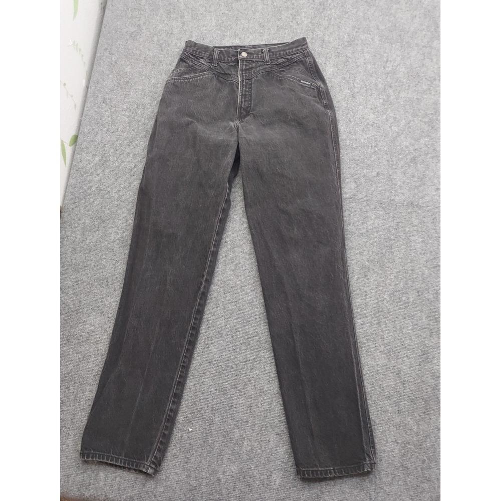 Rockies Jeans Womens 32/13 Black Bareback Western‎ Riding Cowgirl Vtg